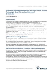 AGB Produktverkauf